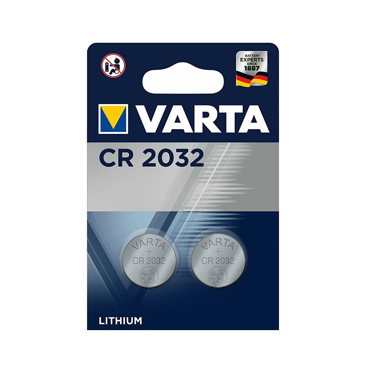Pila a bottone – PILA VARTA BLISTER DA 2 PZ CR2032