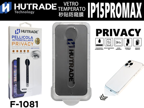 Pellicola protettiva per schermo per Apple iPhone 15 Pro Max — F-1081