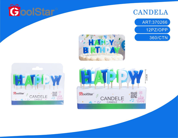 Candele happy birthday