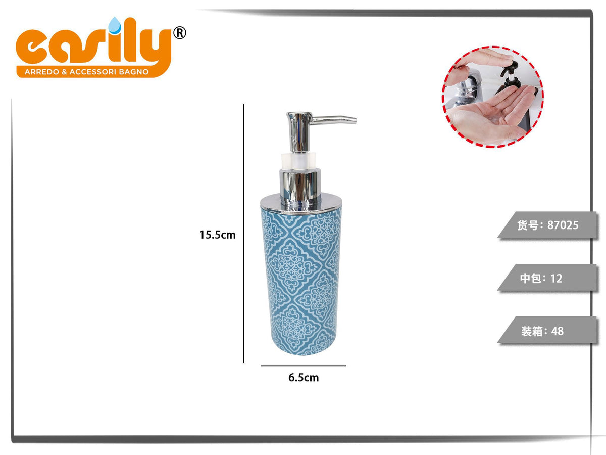 Dispenser sapone rastremati con decorazioni
