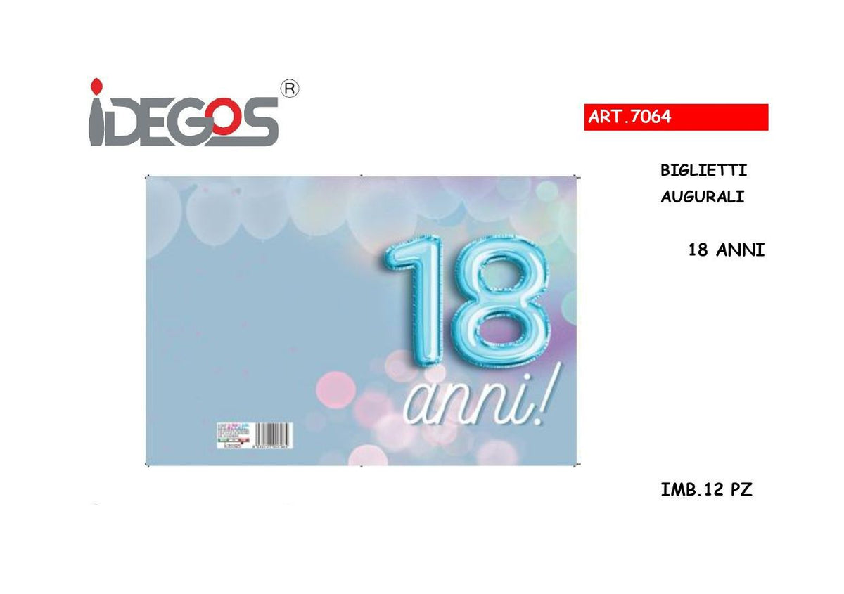 Biglietto di auguri, 18 anni