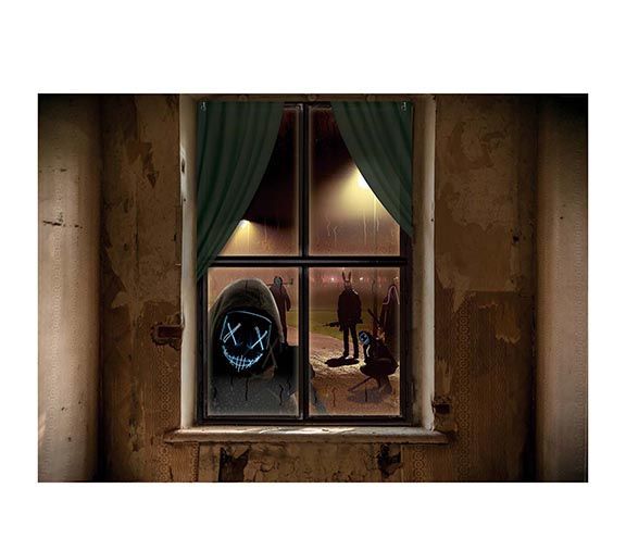 Decorazione da finestra Killing Day, 80 × 120 cm