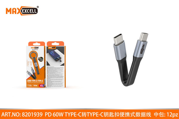 Cavo TYPE-C a TYPE-C 10CM 3.5A 60W