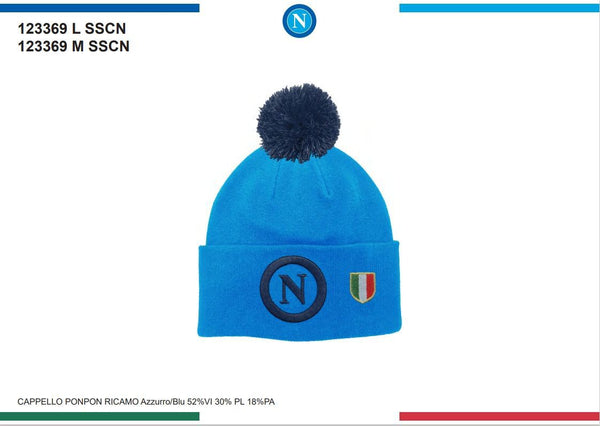 Cappello – CAPPELLO PON PON AZZURRO SIZEL 123369LSSCN