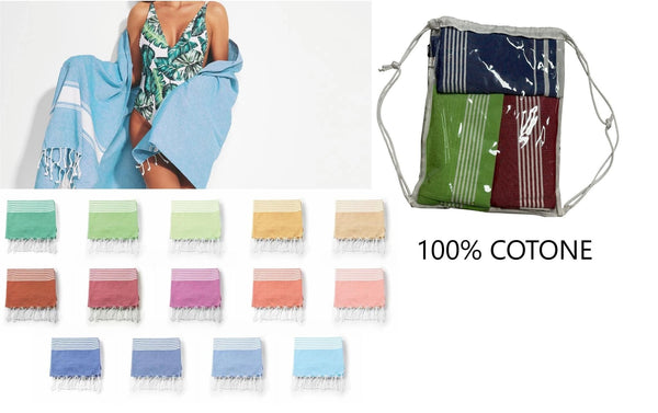 Coperta o plaid – BOX 3 TELO MARE E SACCO