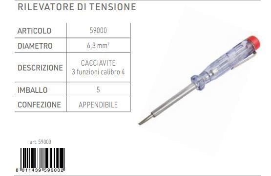 Cacciavite tester cercafase