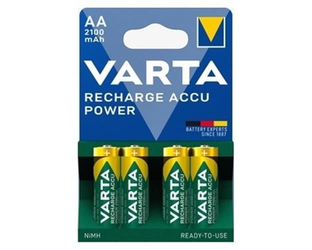 Pila ricaricabile o caricatore – PILE RICARICABILI STILO VARTA RECHARGE ACCU 4PZ