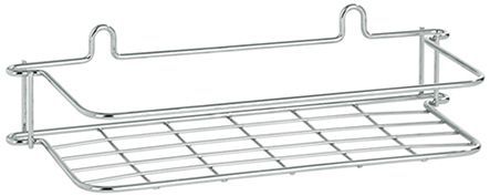MENSOLA RETTANGOLARE LINEA SLIM CROMATO 28X11*H7CM
