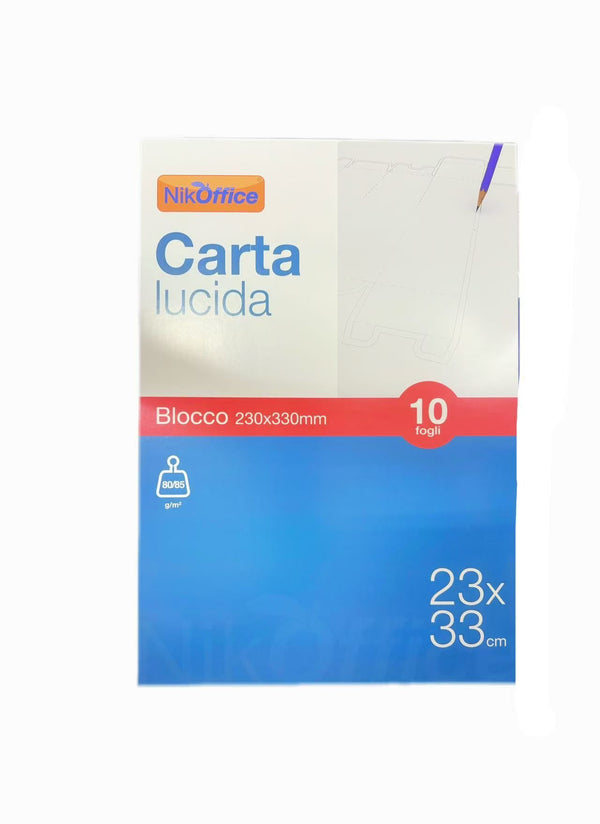 Blocco di carta lucida A4, 25 fogli