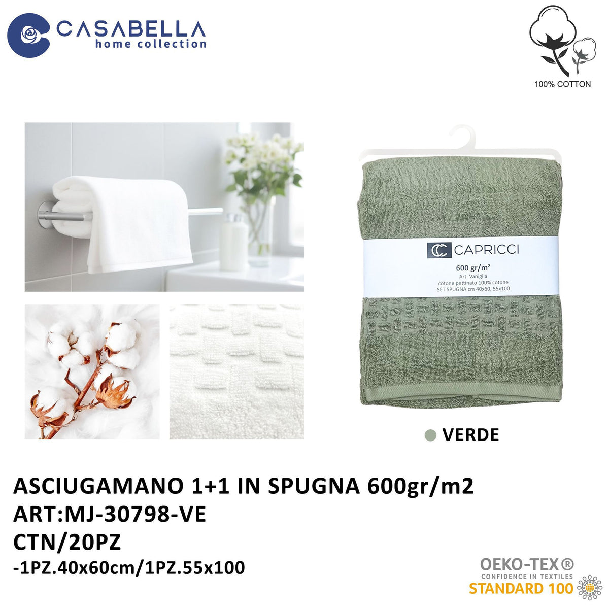Asciugamano 1+1 Vede