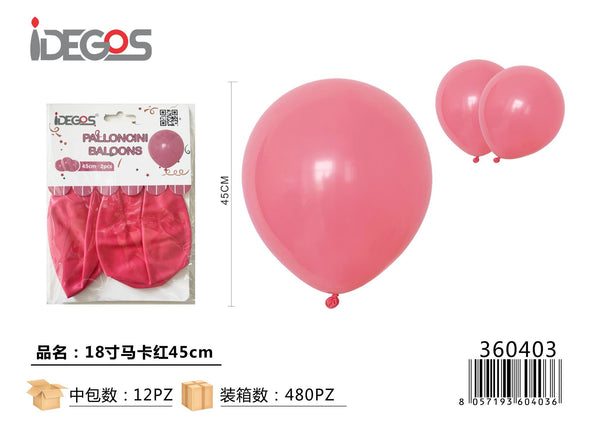 Palloncini in lattice macaron, 45 cm