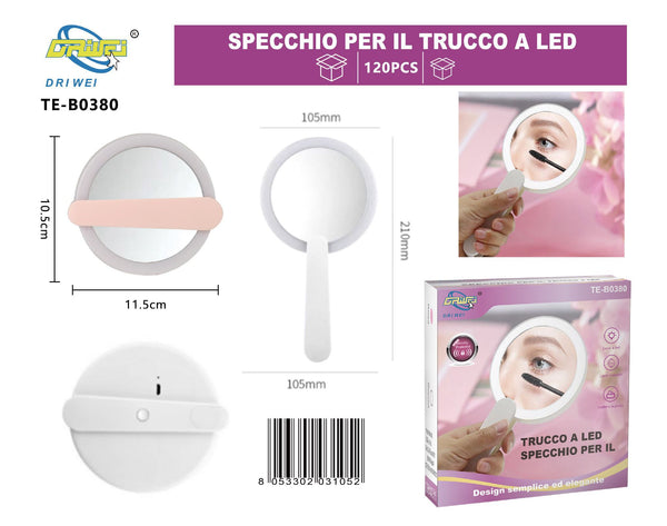 Specchio cosmetico portatile