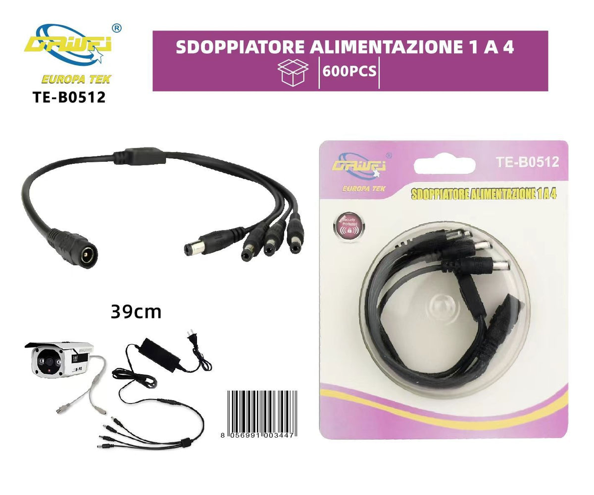 Cavo sdoppiatore di alimentazione