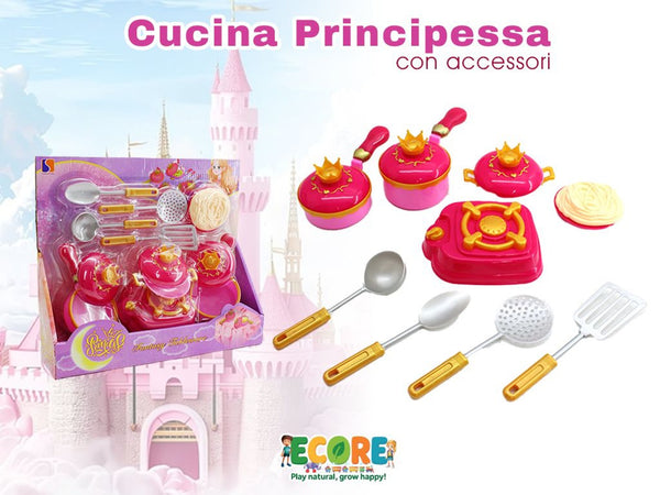 Cucina o negozio giocattolo – CUCINA PRINCIPESSA C ACCESSO INT34988