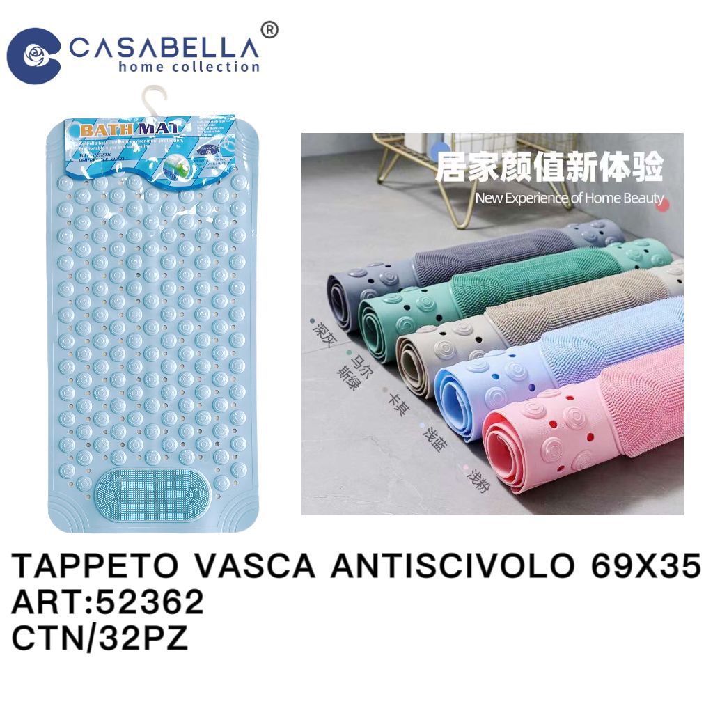 Tappeto Vasca Antiscivolo 69X35