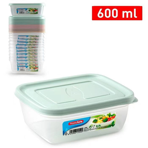 CONTENITORE 0.6L 15.5X12.5X5.5CM