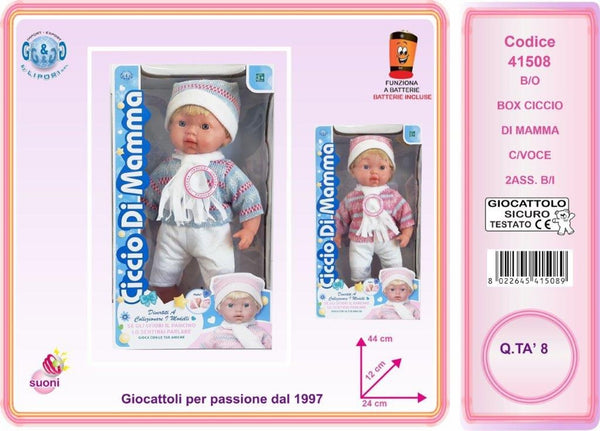 Bambola – BOX CICCIO DI MAMMA C VOCE LIP41508