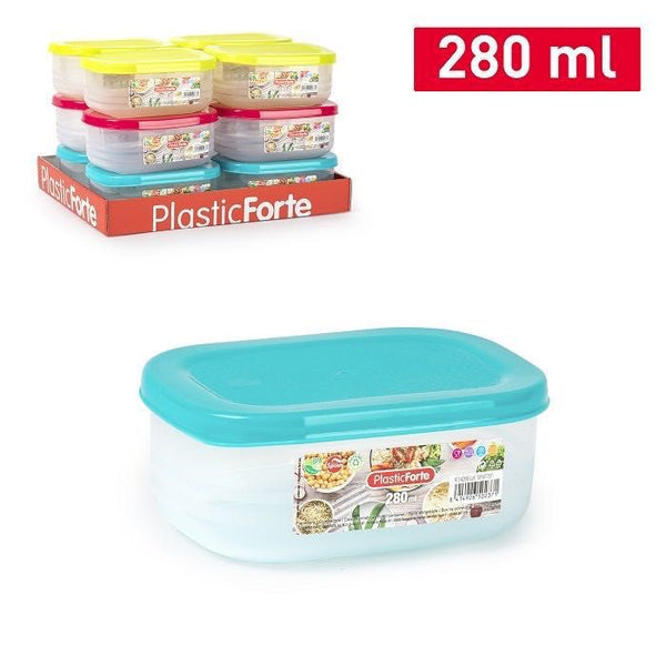 CONTENITORE BENTO RETTANGOLARE 280ML 8X11.5X4.5CM