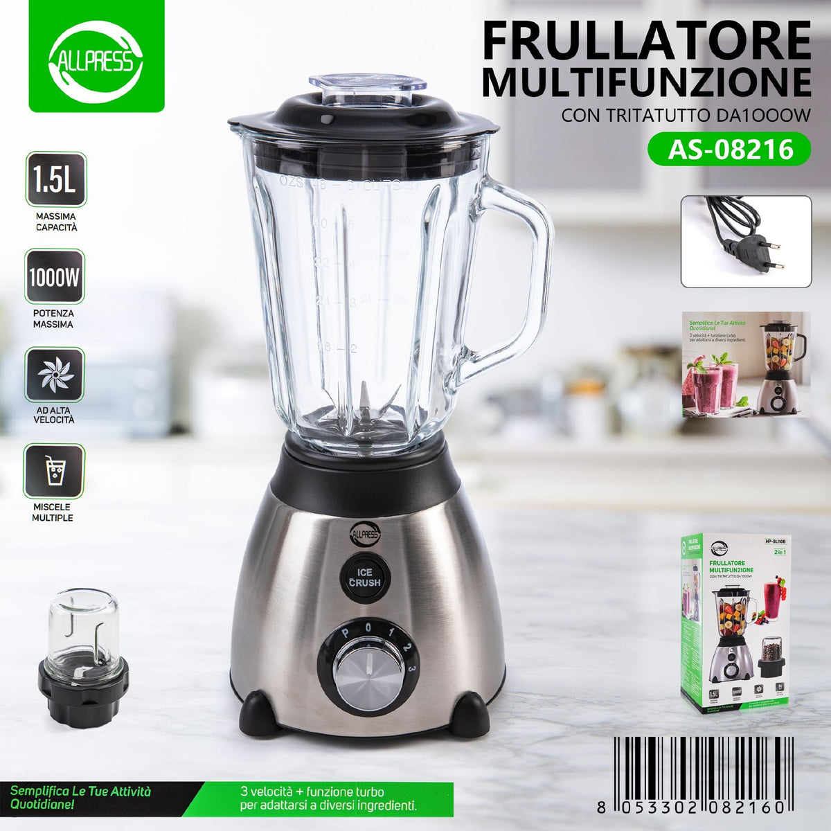 Robot da cucina 2 in 1