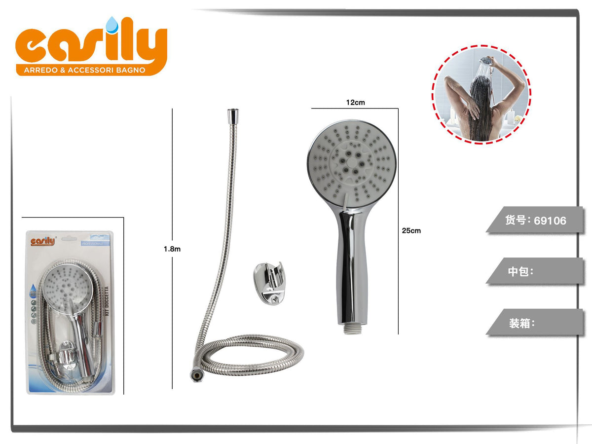 Kit doccetta con testa ampia e impugnatura sagomata