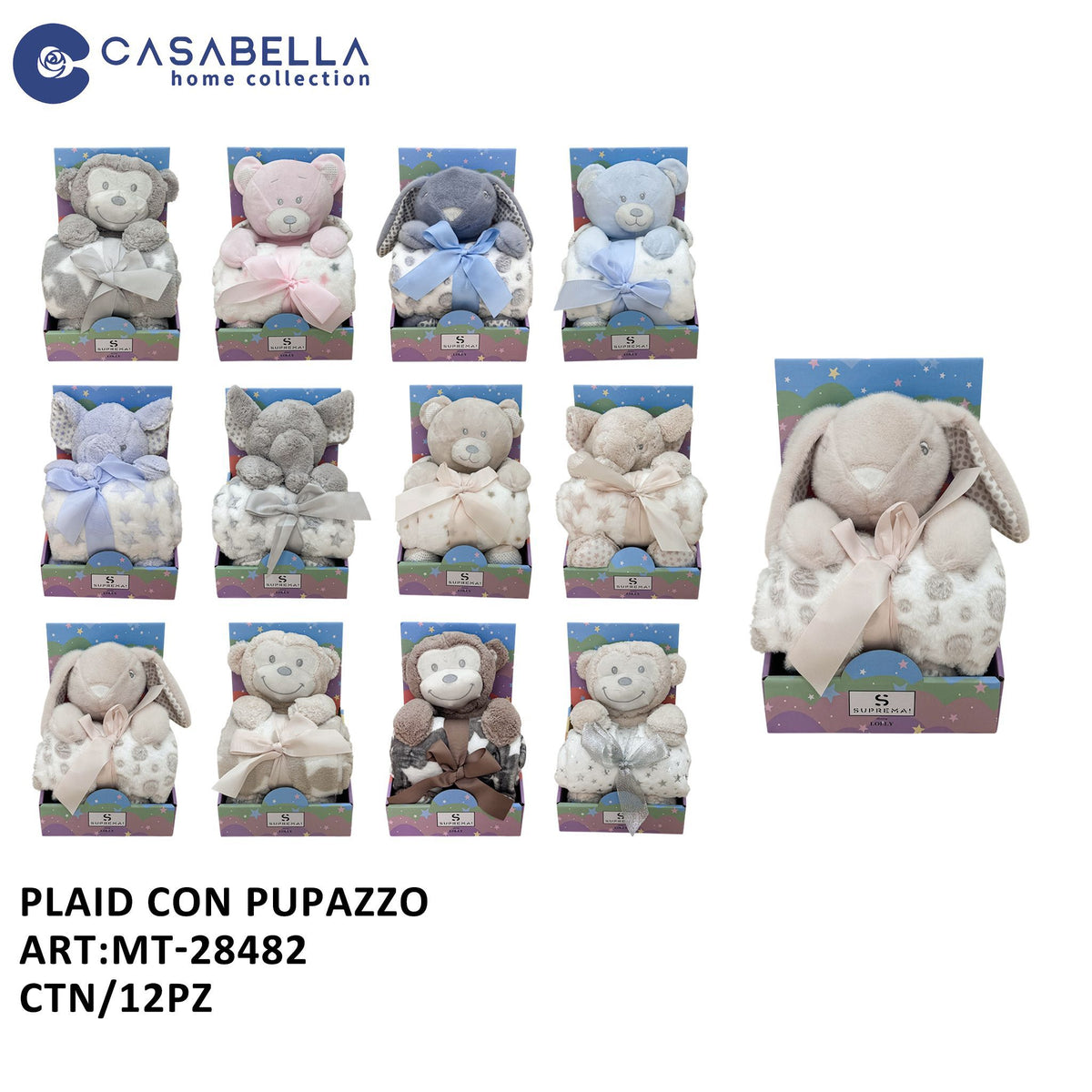 Plaid con Pupazzo