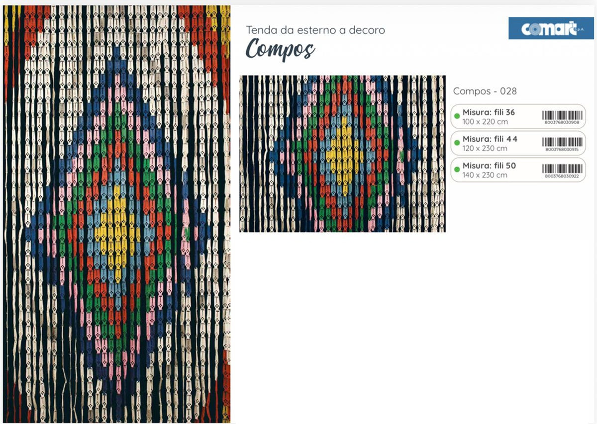 Tenda Compos 120X230/44LOSANGA