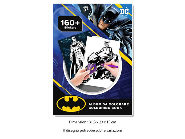 Album da colorare Batman con oltre 160 adesivi