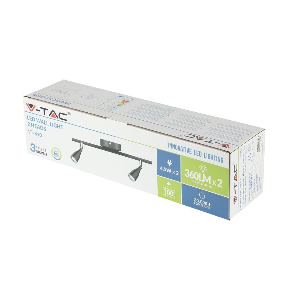 Applique LED a due teste – 2 varianti