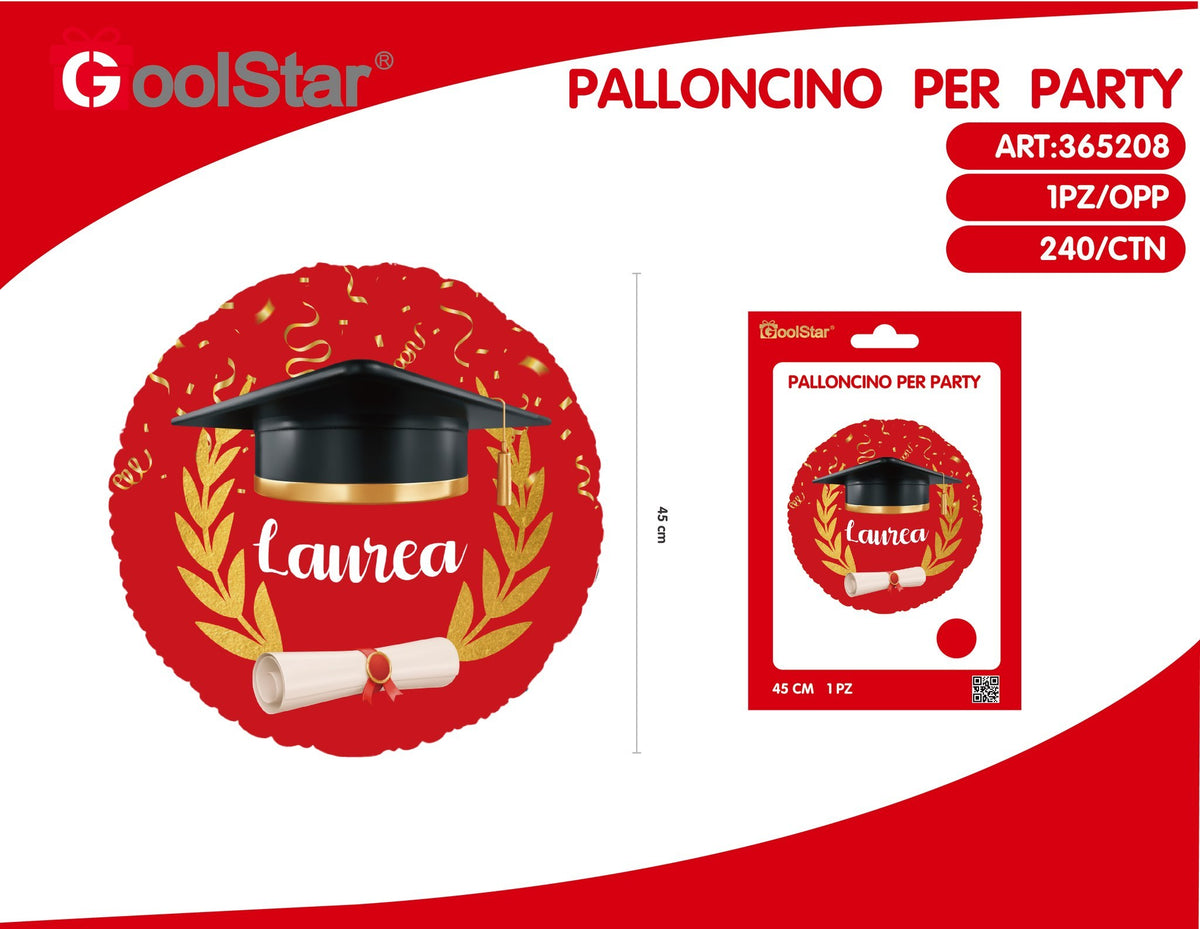 Palloncini in alluminio laurea