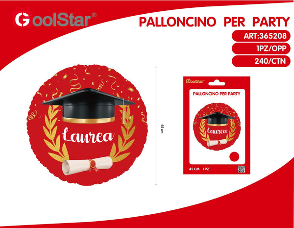 Palloncini in alluminio laurea