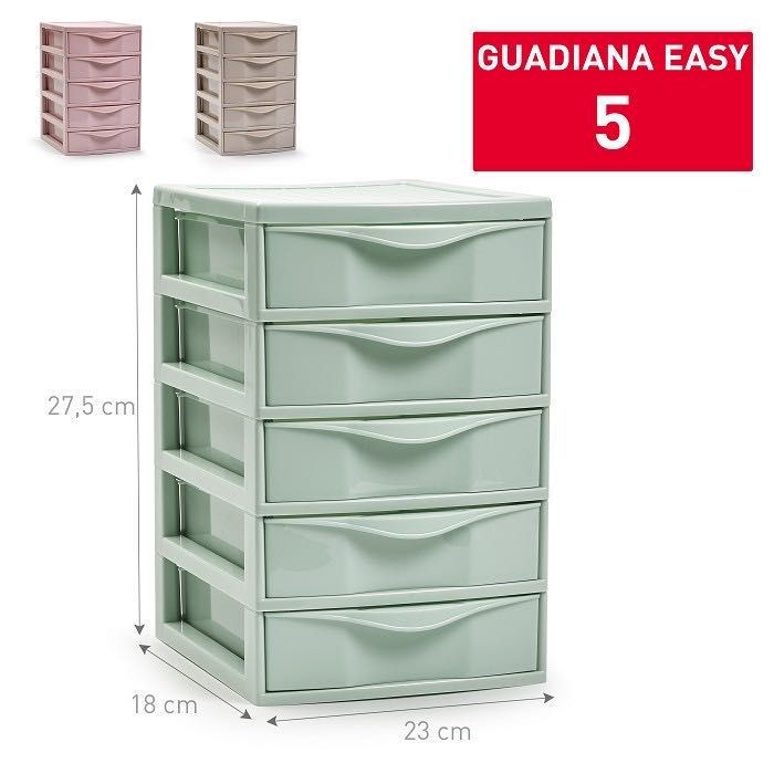 CASSETTIERA GUADIANA EASY 5 CASSETTI 18X23*H27.5CM SURT VRM COMBI