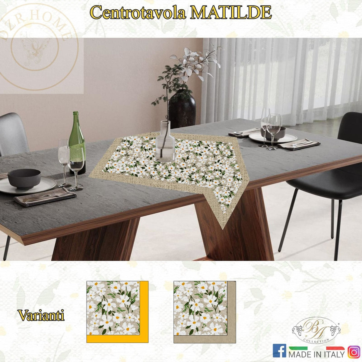 CENTROTAVOLO BA MATILDE 90X90CM
