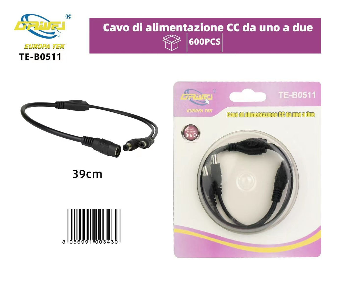 Cavo sdoppiatore di alimentazione