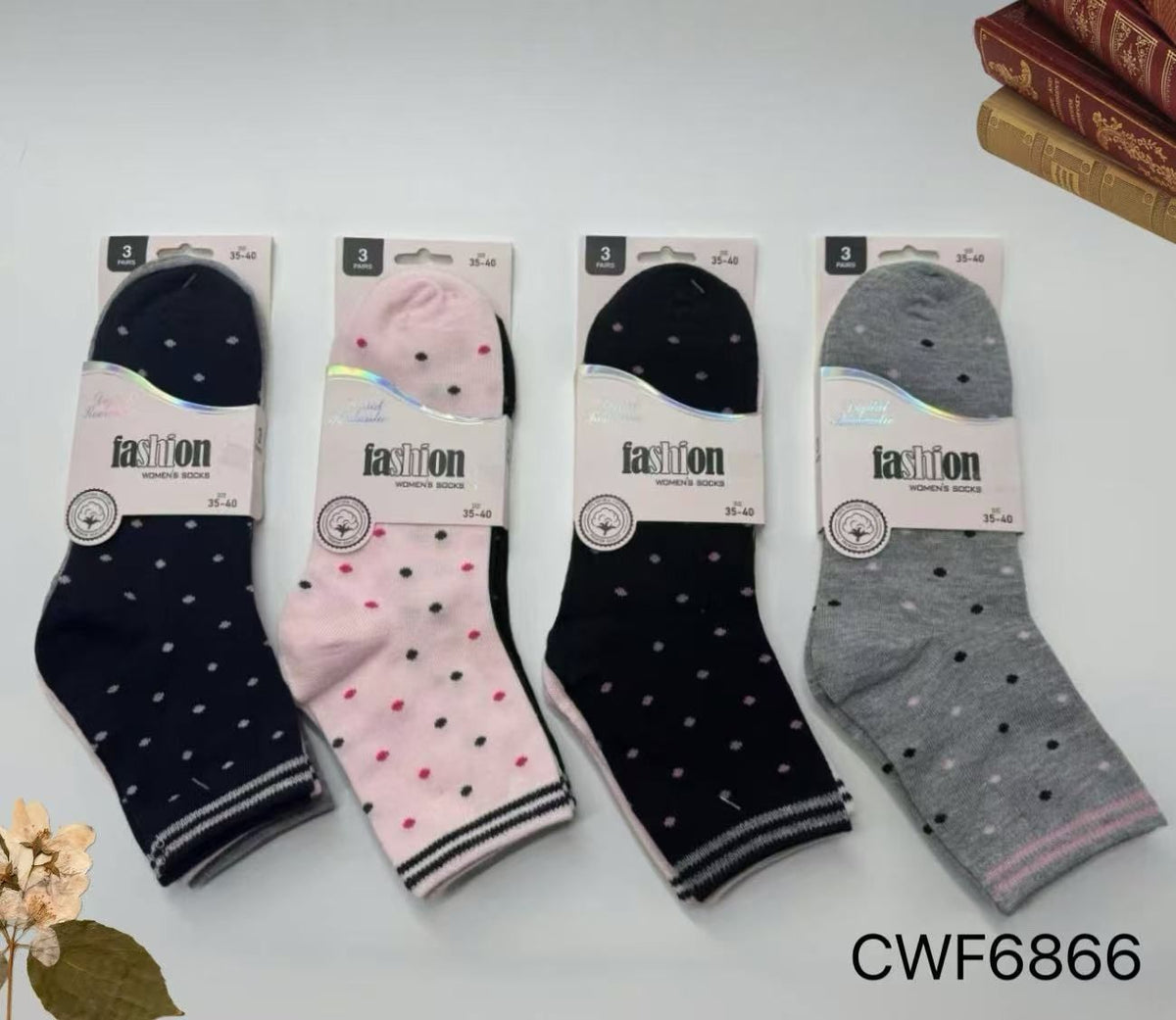 Calzini donna CWF6866 - confezione da 12 paia