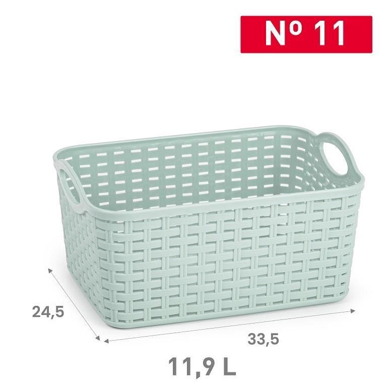 CESTA RATTAN N11 11.9L 24.5X33.5CM