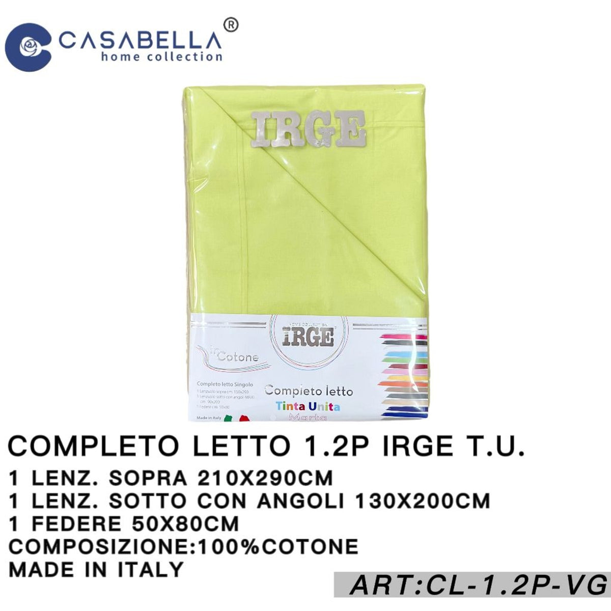 Completo Letto 1.2P Irge Arancio