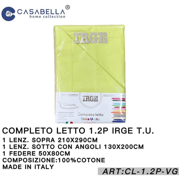 Completo Letto 1.2P Irge Arancio