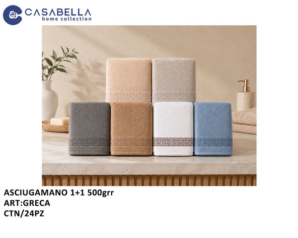 Asciugamano 1+1 Greca