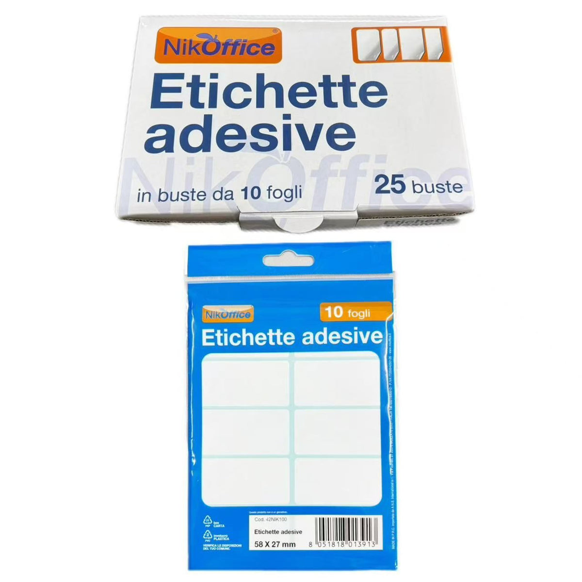 Note adesive o etichette – ETICHETTE ADESIVE 42NIK100