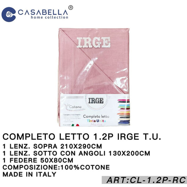 Completo Letto 1.2P Irge Rosa Cipria