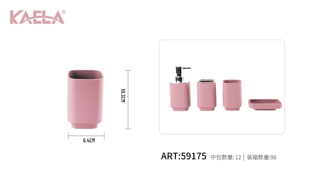 Bicchiere da bagno, rosa