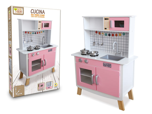 Cucina o negozio giocattolo – FATTO DI LEGNO CUCINA 68X30X90 41605