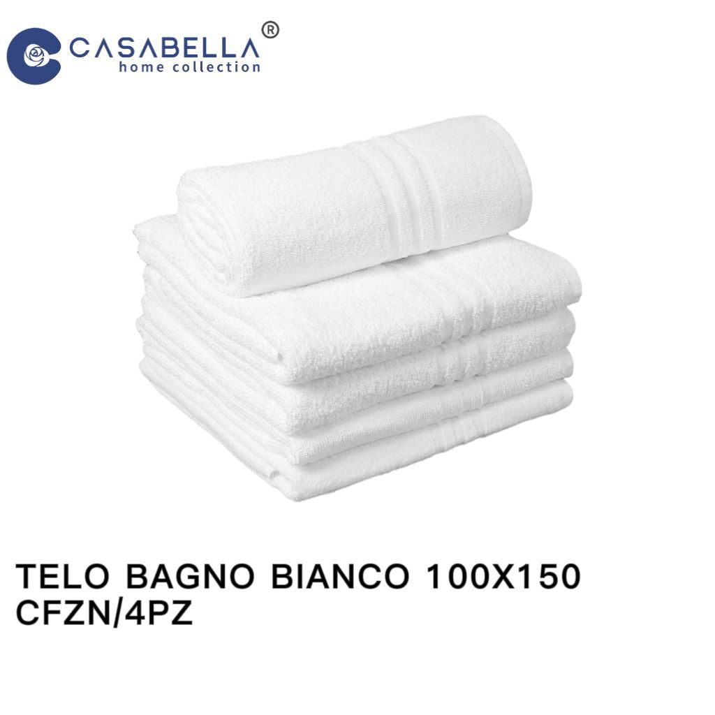 Telo Bagno Bianco Hotel 100X150
