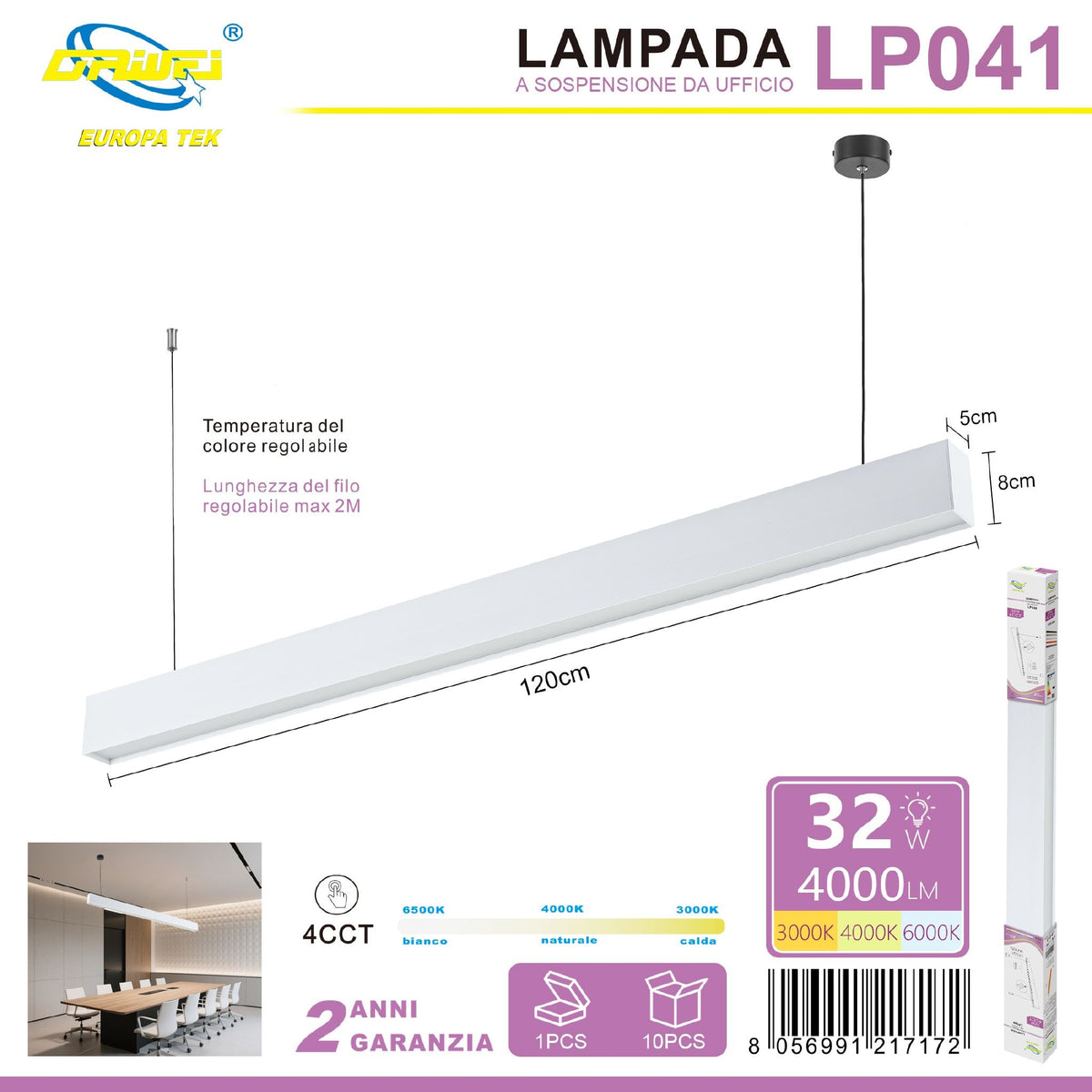 Lampada per ufficio — 32 W