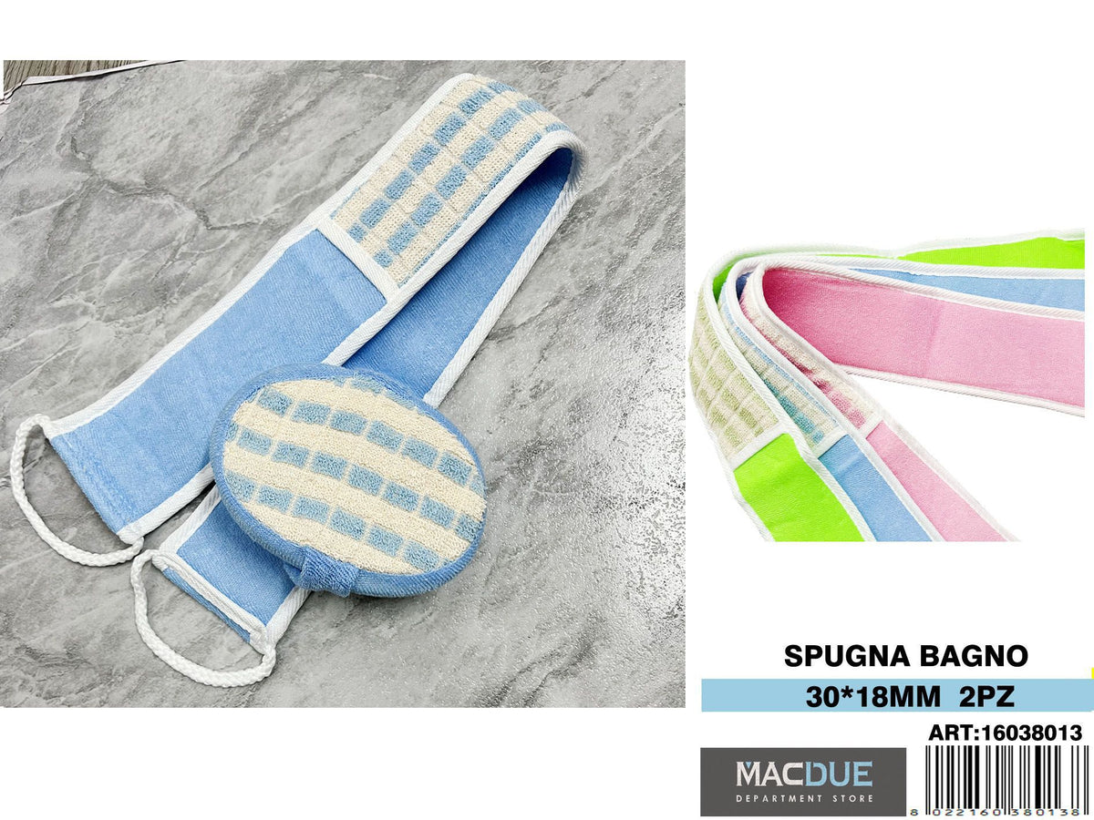Spugna e fascia per il bagno