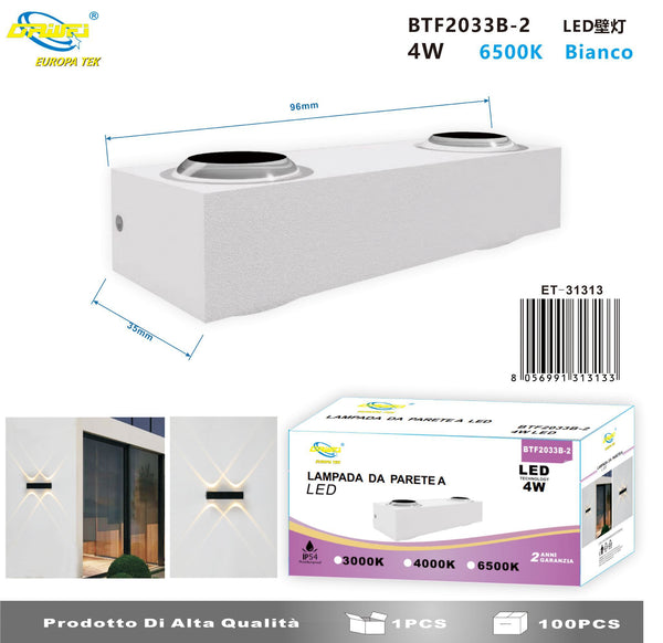 Lampada da parete — 4 W