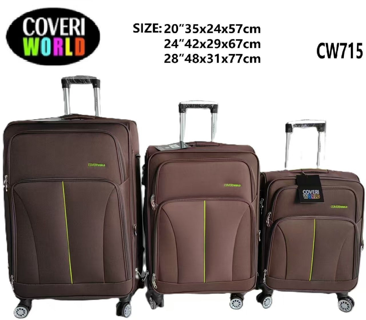 Set di trolley CW715 BROWN