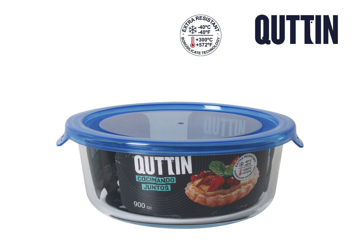 OUTTIN CONTENITORE VETRO TONDO.C/COPERCHIO 17CM