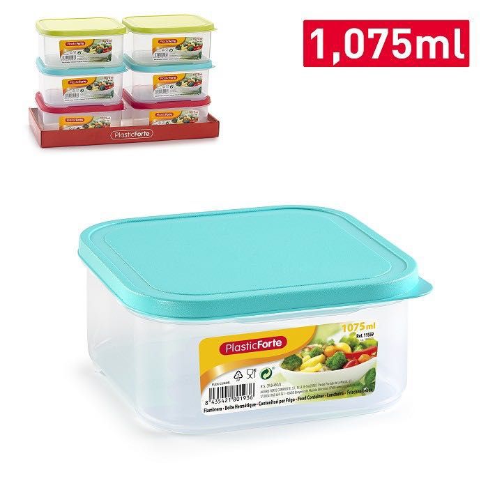 CONTENITORE FLEX QUADRATO 1075ML 14.5X14.5X6.5