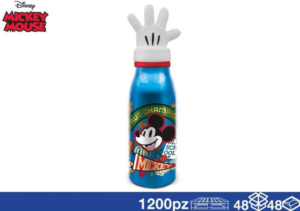 Tazza, bicchiere o borraccia – BORRACCIA ALLUMINIO 690ML 3D MICKEY EOL11526